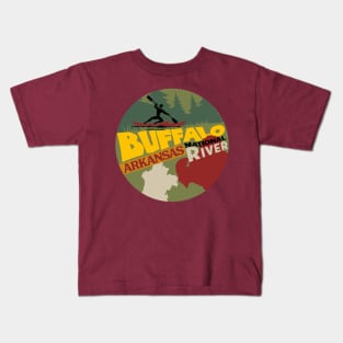 Buffalo National River Arkansas Kids T-Shirt